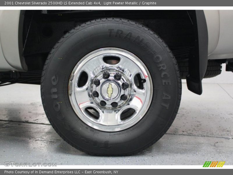 Light Pewter Metallic / Graphite 2001 Chevrolet Silverado 2500HD LS Extended Cab 4x4