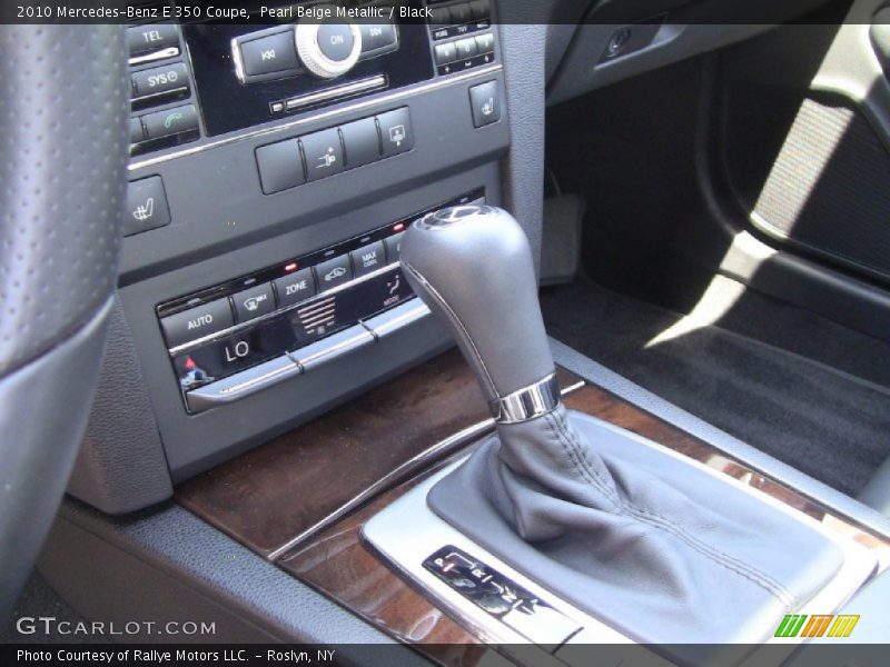 Pearl Beige Metallic / Black 2010 Mercedes-Benz E 350 Coupe