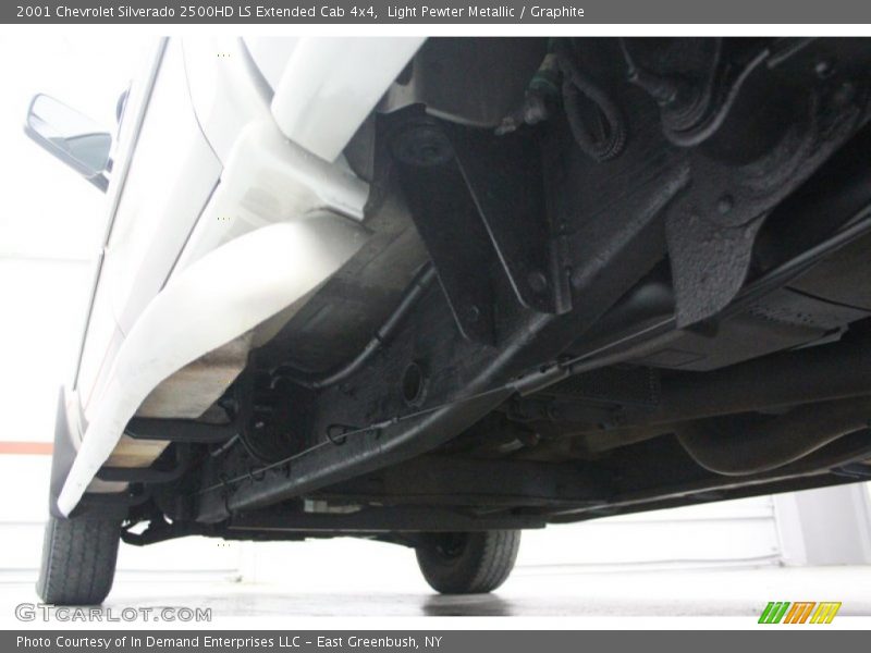 Light Pewter Metallic / Graphite 2001 Chevrolet Silverado 2500HD LS Extended Cab 4x4