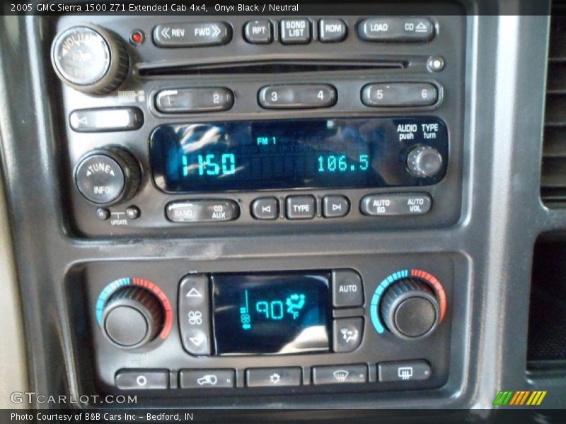 Onyx Black / Neutral 2005 GMC Sierra 1500 Z71 Extended Cab 4x4