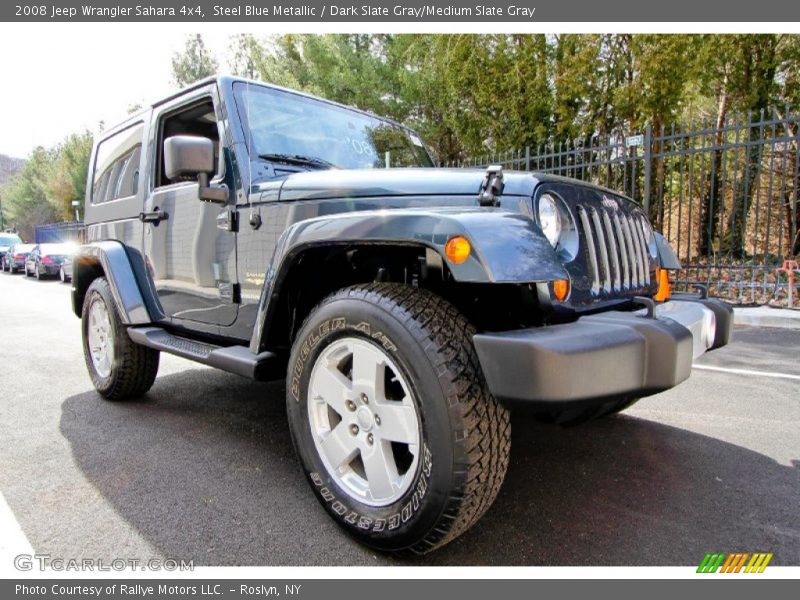 Steel Blue Metallic / Dark Slate Gray/Medium Slate Gray 2008 Jeep Wrangler Sahara 4x4
