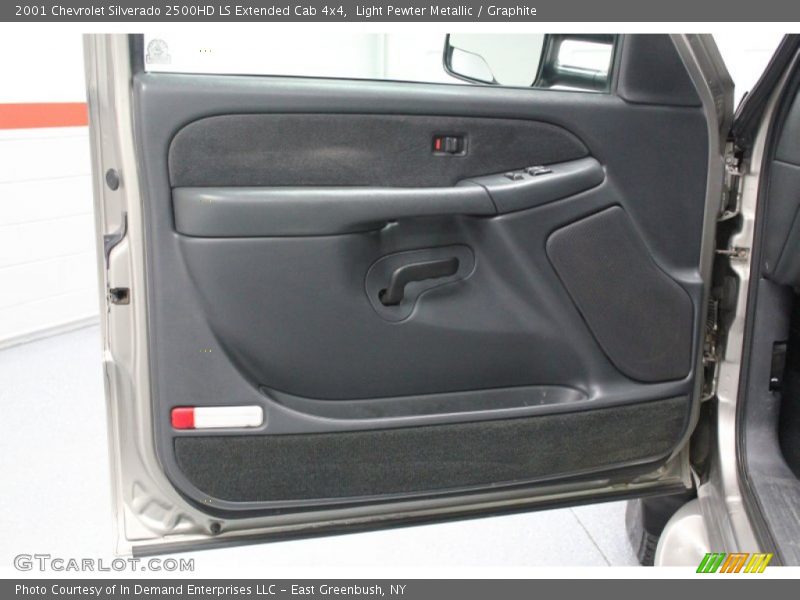 Light Pewter Metallic / Graphite 2001 Chevrolet Silverado 2500HD LS Extended Cab 4x4