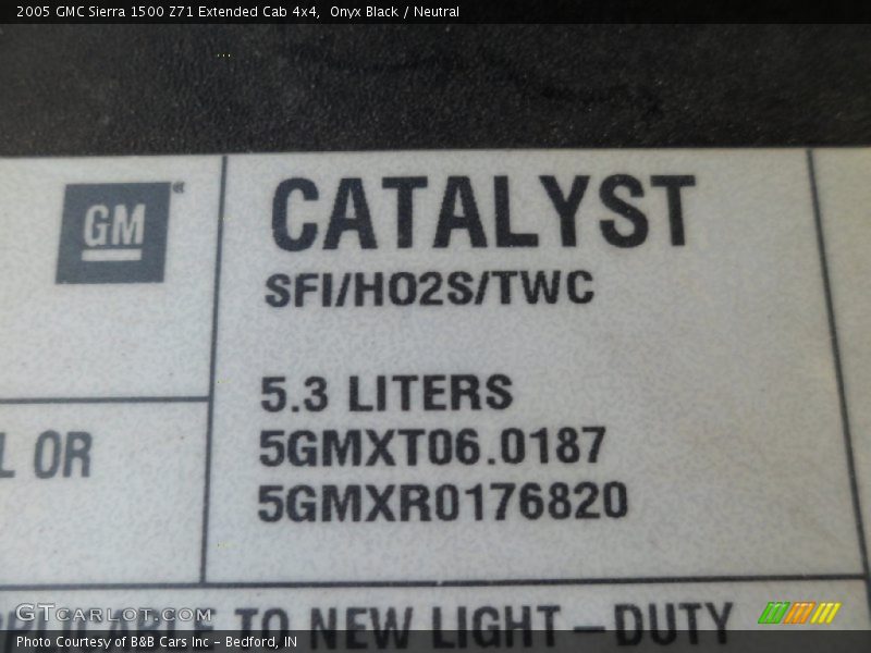 Onyx Black / Neutral 2005 GMC Sierra 1500 Z71 Extended Cab 4x4