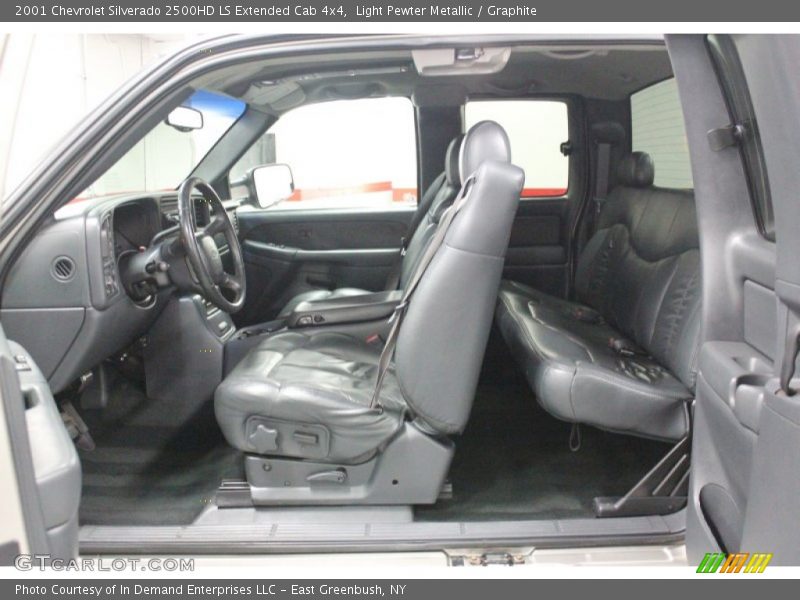Light Pewter Metallic / Graphite 2001 Chevrolet Silverado 2500HD LS Extended Cab 4x4