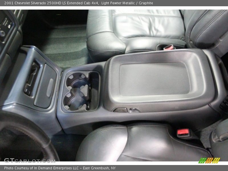 Light Pewter Metallic / Graphite 2001 Chevrolet Silverado 2500HD LS Extended Cab 4x4