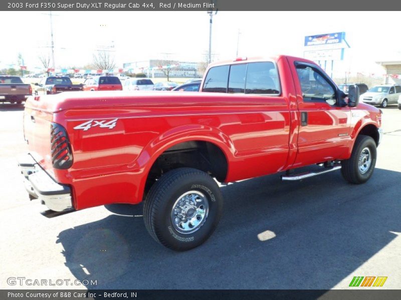 Red / Medium Flint 2003 Ford F350 Super Duty XLT Regular Cab 4x4