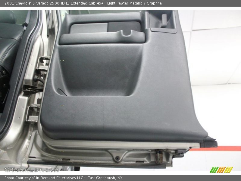 Light Pewter Metallic / Graphite 2001 Chevrolet Silverado 2500HD LS Extended Cab 4x4