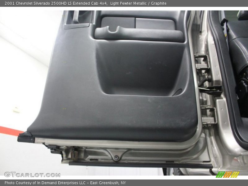 Light Pewter Metallic / Graphite 2001 Chevrolet Silverado 2500HD LS Extended Cab 4x4
