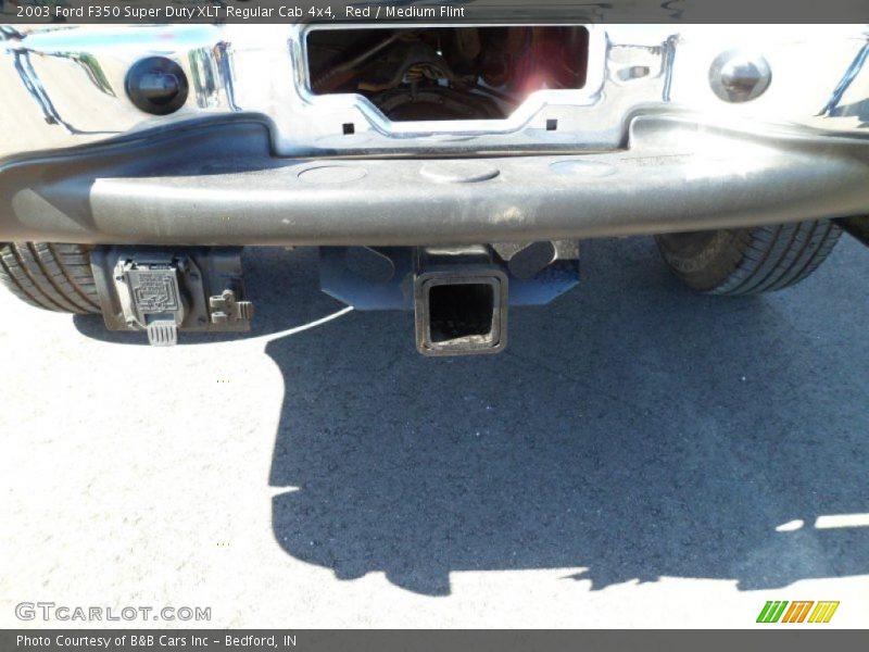 Red / Medium Flint 2003 Ford F350 Super Duty XLT Regular Cab 4x4