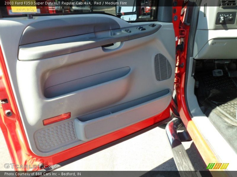 Red / Medium Flint 2003 Ford F350 Super Duty XLT Regular Cab 4x4