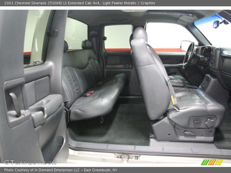 Light Pewter Metallic / Graphite 2001 Chevrolet Silverado 2500HD LS Extended Cab 4x4