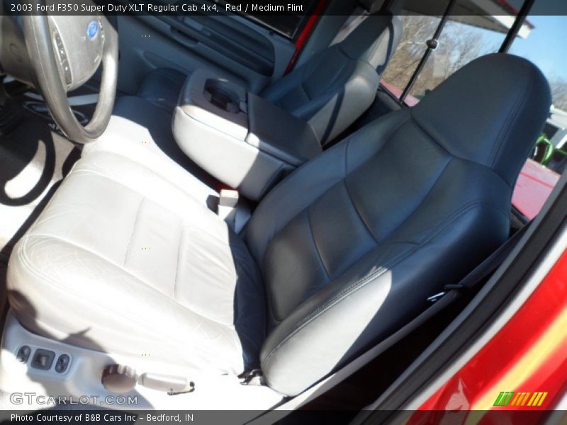 Red / Medium Flint 2003 Ford F350 Super Duty XLT Regular Cab 4x4