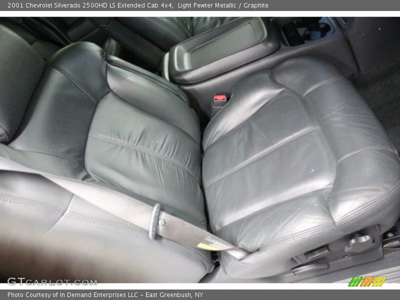 Light Pewter Metallic / Graphite 2001 Chevrolet Silverado 2500HD LS Extended Cab 4x4
