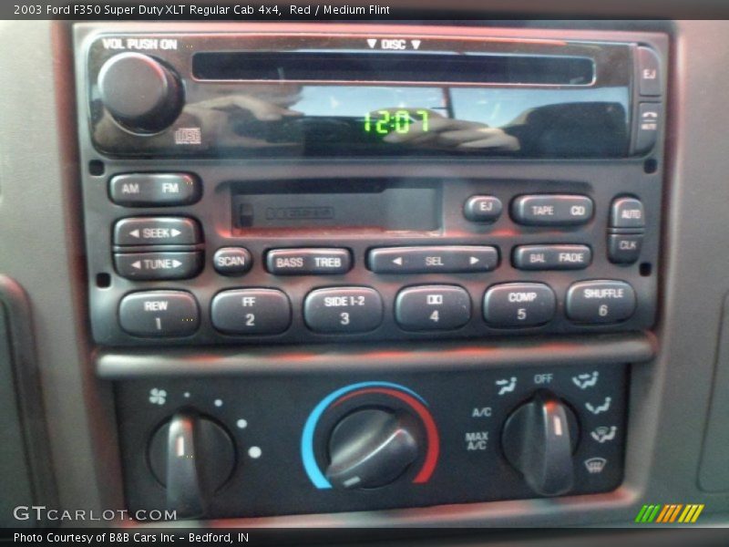 Red / Medium Flint 2003 Ford F350 Super Duty XLT Regular Cab 4x4