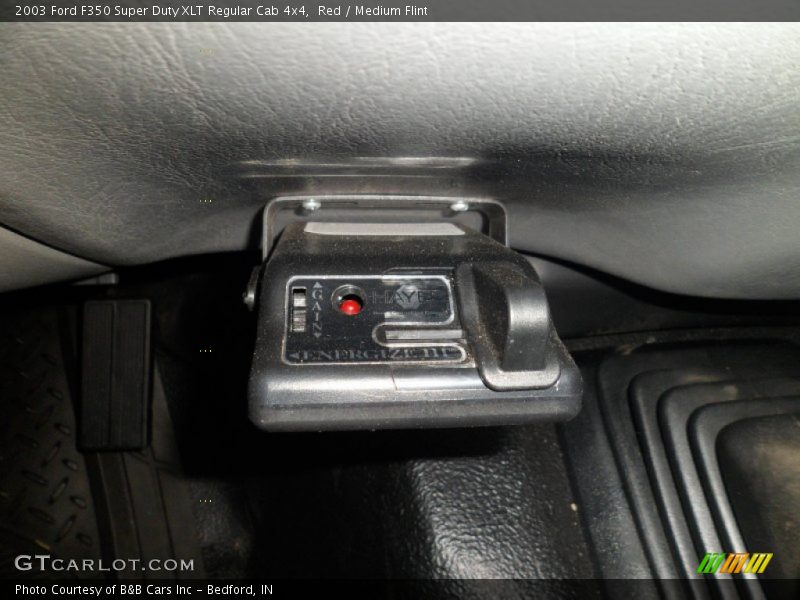 Red / Medium Flint 2003 Ford F350 Super Duty XLT Regular Cab 4x4