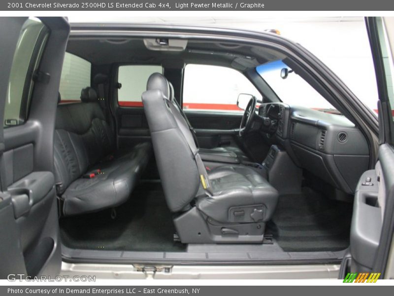 Light Pewter Metallic / Graphite 2001 Chevrolet Silverado 2500HD LS Extended Cab 4x4