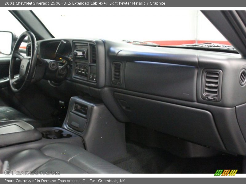 Light Pewter Metallic / Graphite 2001 Chevrolet Silverado 2500HD LS Extended Cab 4x4