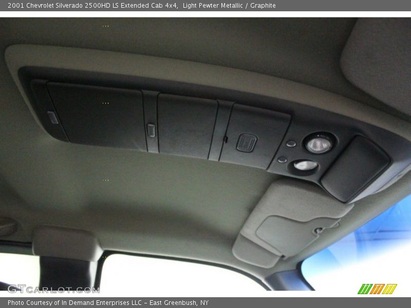 Light Pewter Metallic / Graphite 2001 Chevrolet Silverado 2500HD LS Extended Cab 4x4