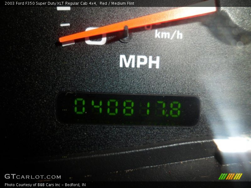 Red / Medium Flint 2003 Ford F350 Super Duty XLT Regular Cab 4x4