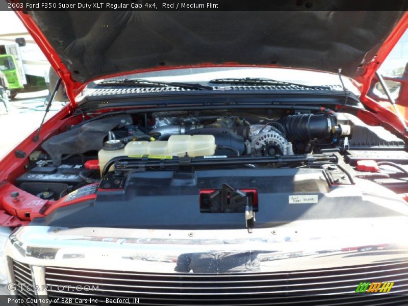 Red / Medium Flint 2003 Ford F350 Super Duty XLT Regular Cab 4x4