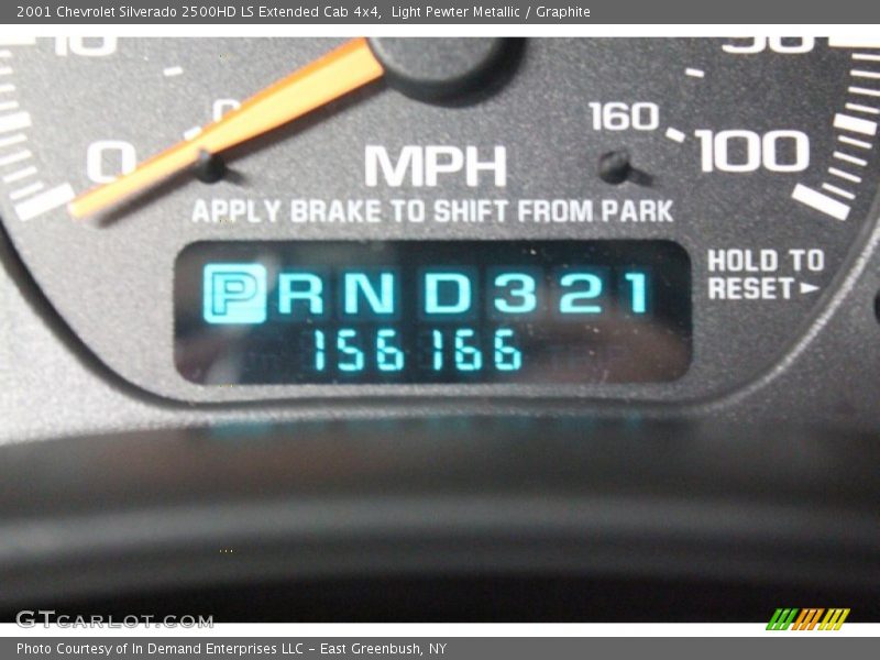 Light Pewter Metallic / Graphite 2001 Chevrolet Silverado 2500HD LS Extended Cab 4x4