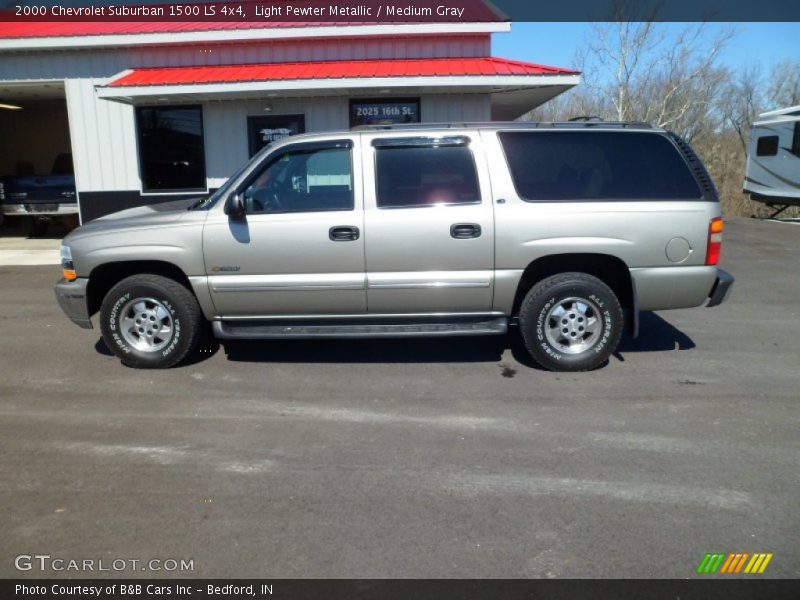 Light Pewter Metallic / Medium Gray 2000 Chevrolet Suburban 1500 LS 4x4