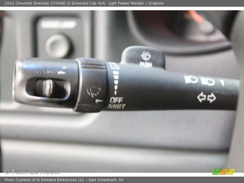 Light Pewter Metallic / Graphite 2001 Chevrolet Silverado 2500HD LS Extended Cab 4x4