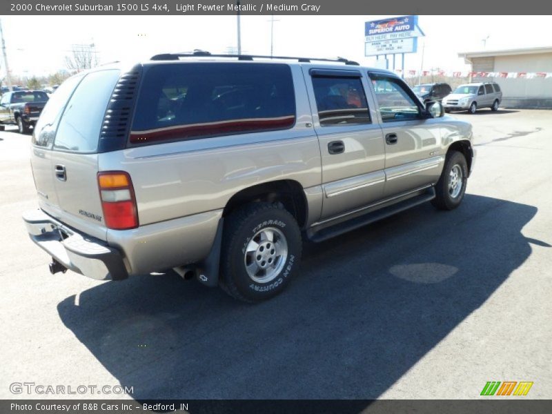 Light Pewter Metallic / Medium Gray 2000 Chevrolet Suburban 1500 LS 4x4