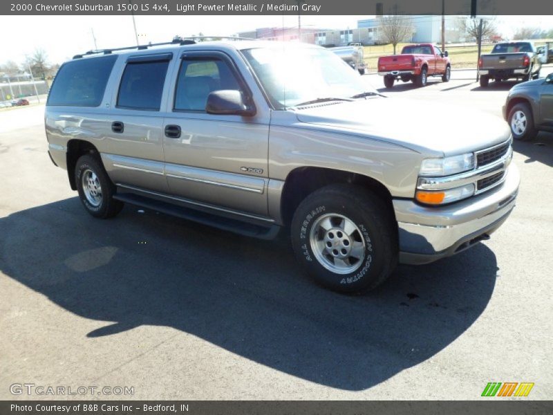Light Pewter Metallic / Medium Gray 2000 Chevrolet Suburban 1500 LS 4x4