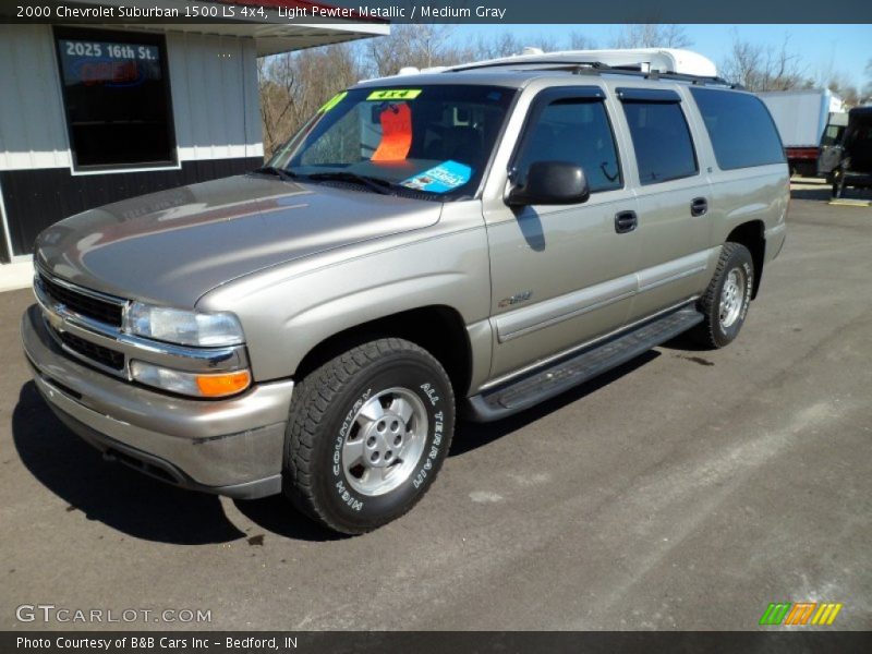 Light Pewter Metallic / Medium Gray 2000 Chevrolet Suburban 1500 LS 4x4