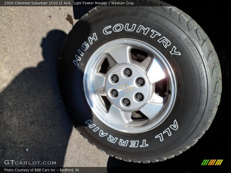 Light Pewter Metallic / Medium Gray 2000 Chevrolet Suburban 1500 LS 4x4