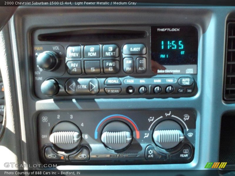 Light Pewter Metallic / Medium Gray 2000 Chevrolet Suburban 1500 LS 4x4