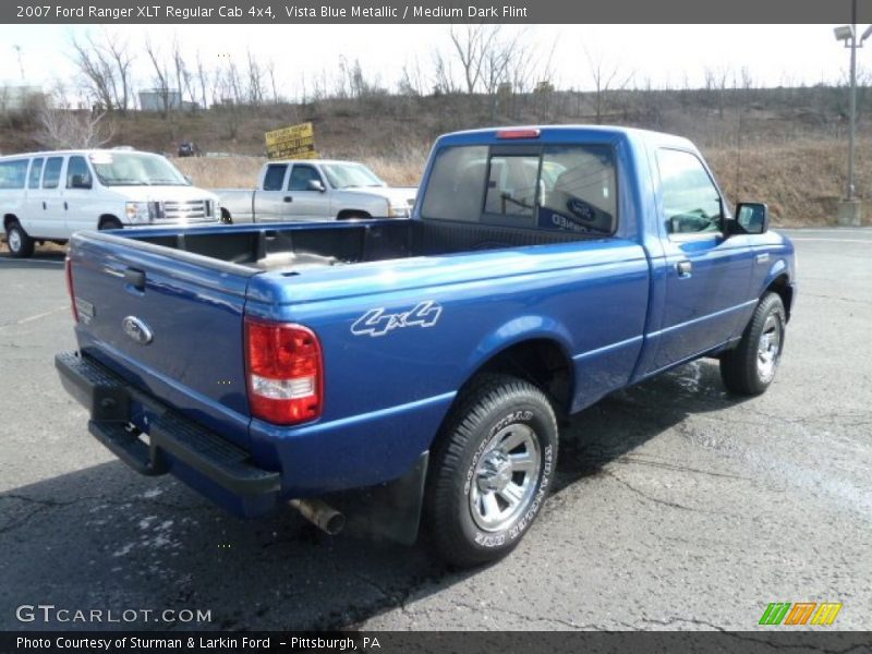  2007 Ranger XLT Regular Cab 4x4 Vista Blue Metallic