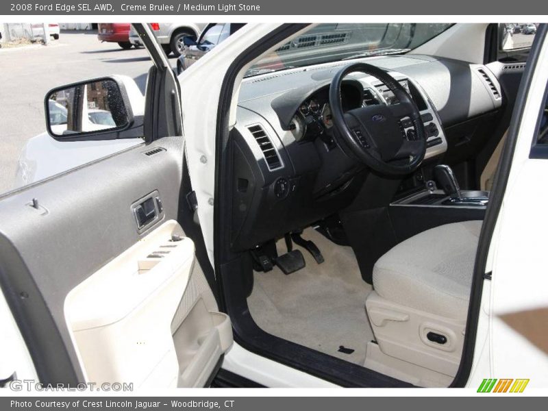 Creme Brulee / Medium Light Stone 2008 Ford Edge SEL AWD