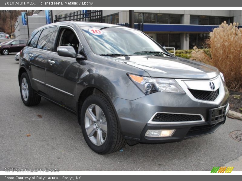Polished Metal Metallic / Ebony 2010 Acura MDX