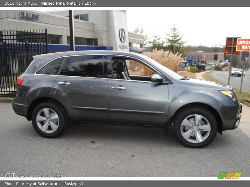 Polished Metal Metallic / Ebony 2010 Acura MDX