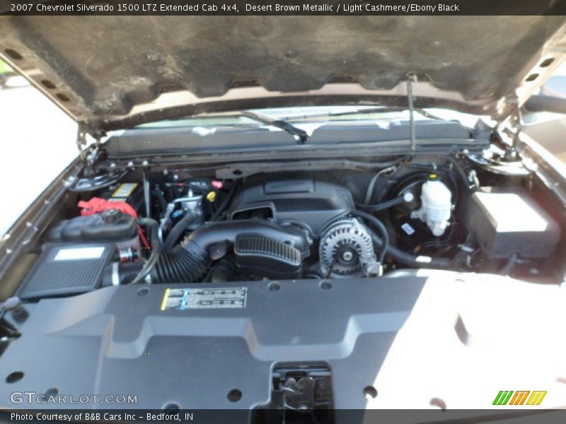 Desert Brown Metallic / Light Cashmere/Ebony Black 2007 Chevrolet Silverado 1500 LTZ Extended Cab 4x4