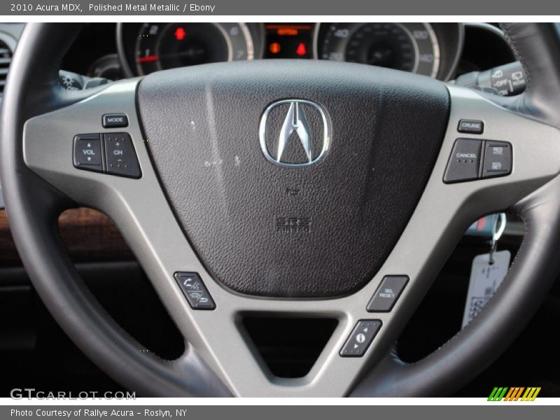 Polished Metal Metallic / Ebony 2010 Acura MDX