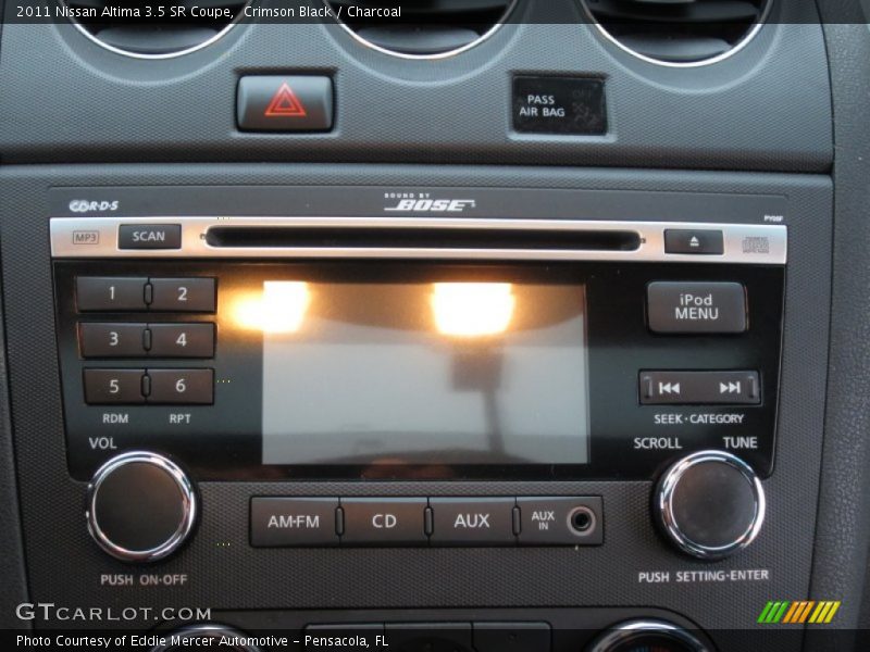 Crimson Black / Charcoal 2011 Nissan Altima 3.5 SR Coupe