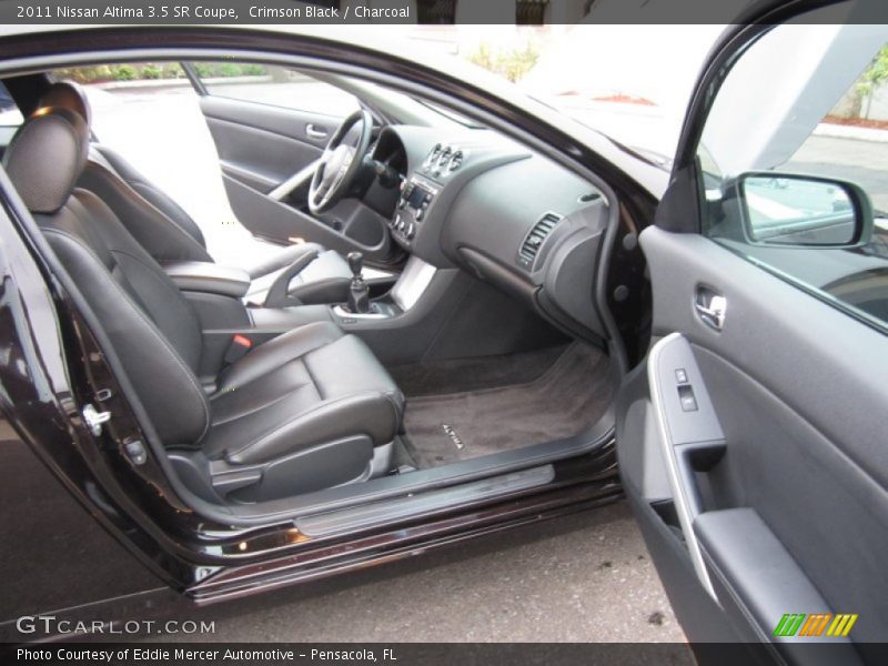  2011 Altima 3.5 SR Coupe Charcoal Interior