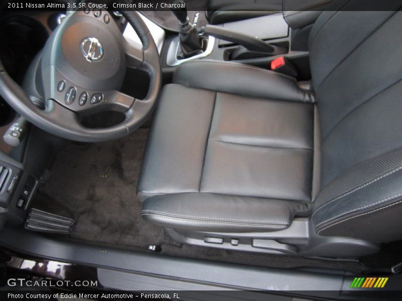  2011 Altima 3.5 SR Coupe Charcoal Interior