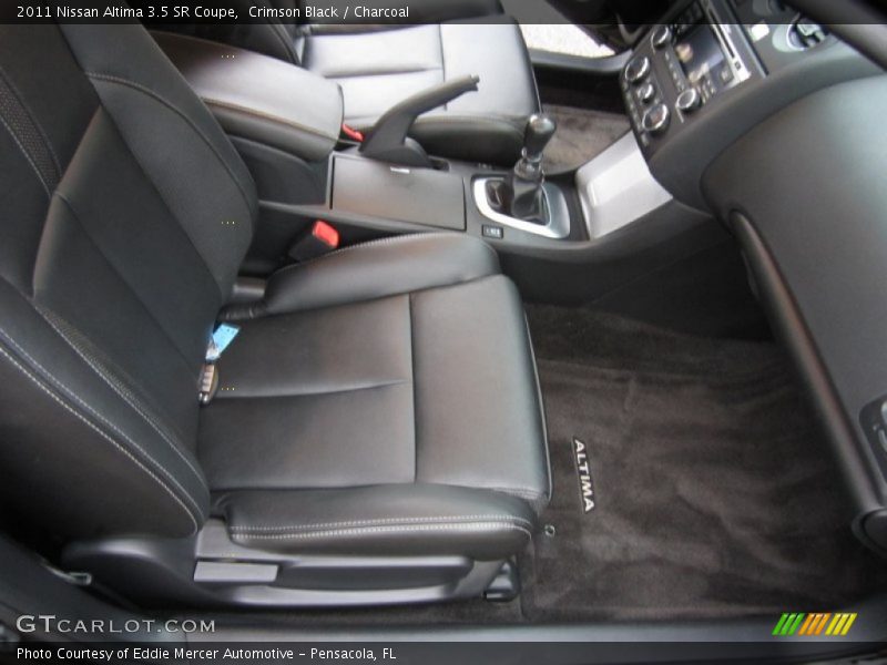 Crimson Black / Charcoal 2011 Nissan Altima 3.5 SR Coupe