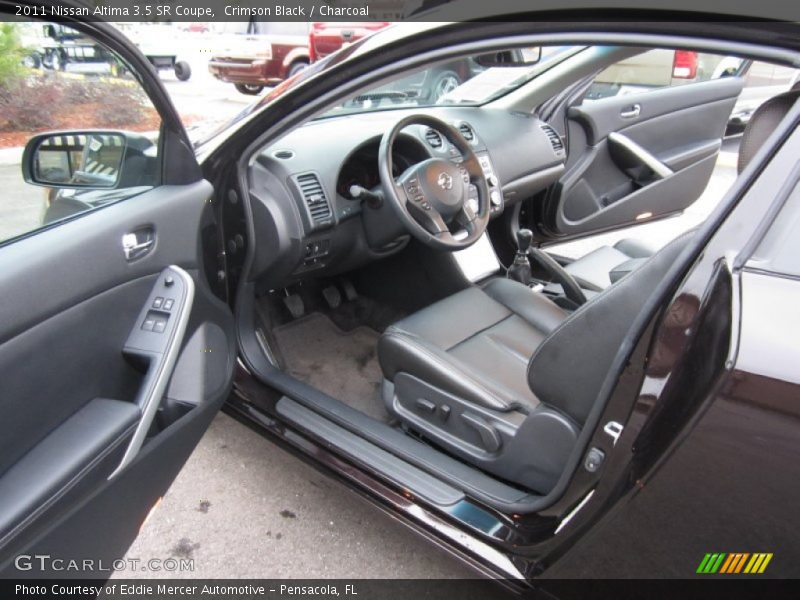  2011 Altima 3.5 SR Coupe Charcoal Interior
