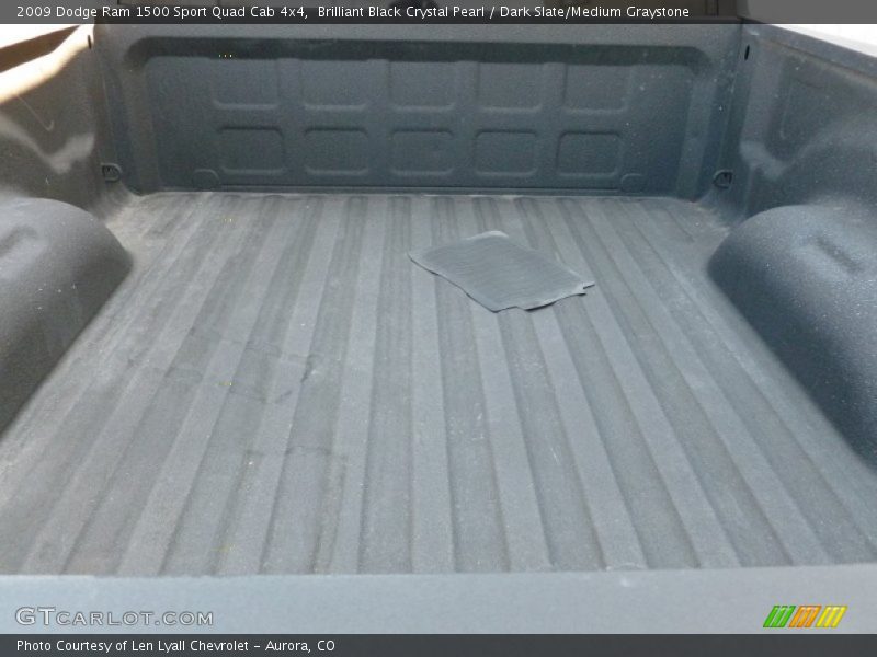 Brilliant Black Crystal Pearl / Dark Slate/Medium Graystone 2009 Dodge Ram 1500 Sport Quad Cab 4x4