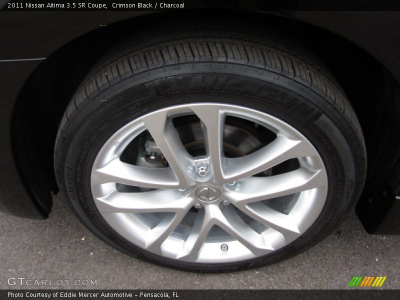 Crimson Black / Charcoal 2011 Nissan Altima 3.5 SR Coupe
