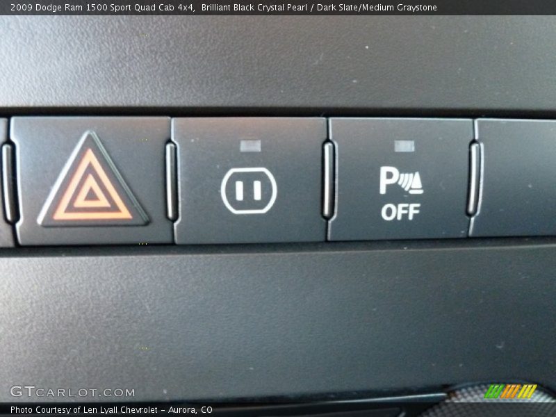 Brilliant Black Crystal Pearl / Dark Slate/Medium Graystone 2009 Dodge Ram 1500 Sport Quad Cab 4x4
