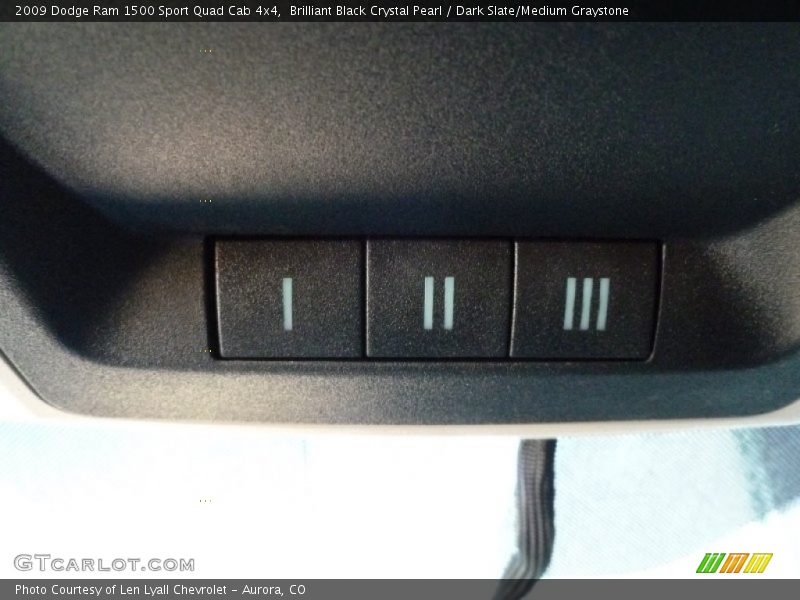 Brilliant Black Crystal Pearl / Dark Slate/Medium Graystone 2009 Dodge Ram 1500 Sport Quad Cab 4x4