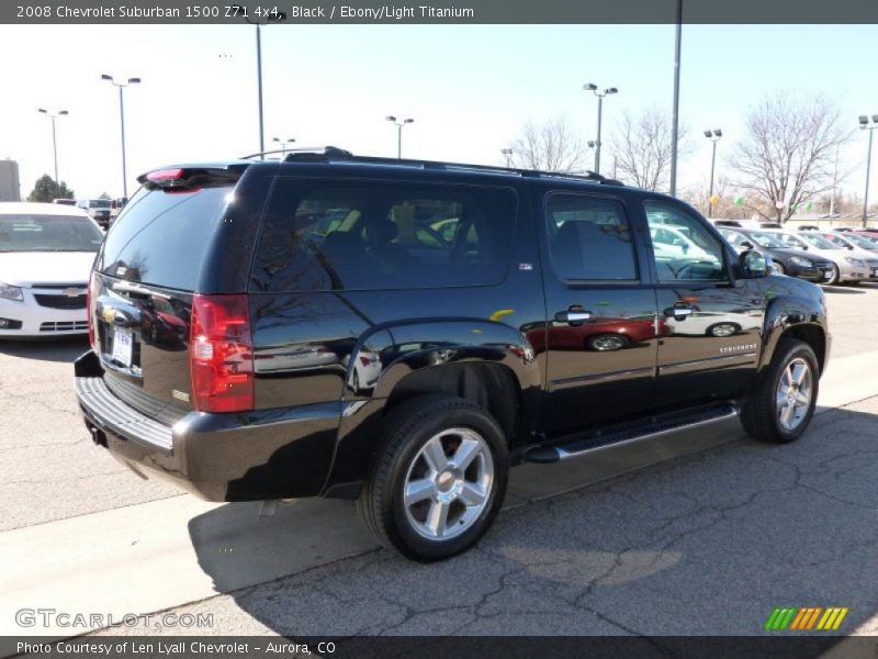 Black / Ebony/Light Titanium 2008 Chevrolet Suburban 1500 Z71 4x4