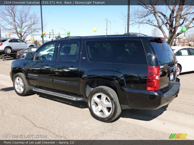 Black / Ebony/Light Titanium 2008 Chevrolet Suburban 1500 Z71 4x4