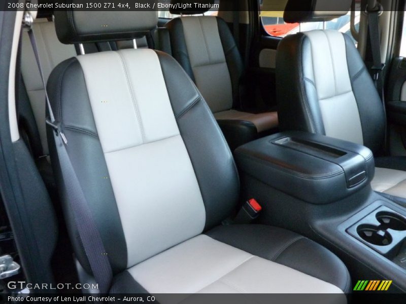 Black / Ebony/Light Titanium 2008 Chevrolet Suburban 1500 Z71 4x4